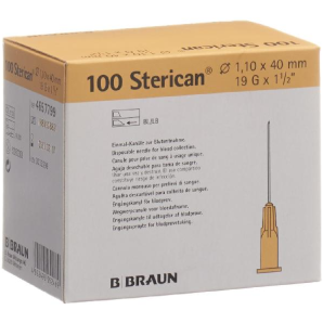 B. BRAUN Sterican Nadel 19G 1.10x40mm elfenbein Luer (100 Stk)