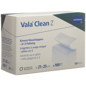 Vala Clean Z Einmal Waschlappen 20x25cm (100 Stk)