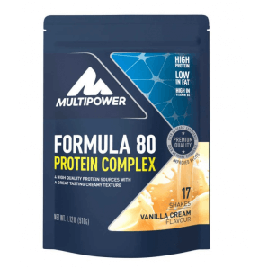 Multipower Formula 80 Protein Complex Vanilla Cream Beutel (510g)
