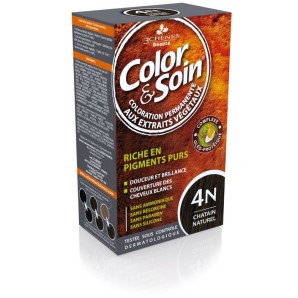 Color & Soin Coloration 4N châtain naturel (135ml)