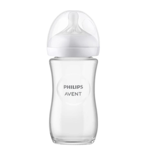 Philips Avent Natural Response Babyflasche aus Glas 240ml 1M+ (2 Stk)