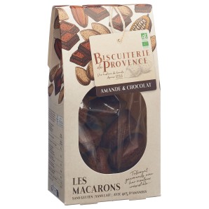 Biscuiterie Makronen Mandel Schokolade, glutenfrei, Bio (130g)