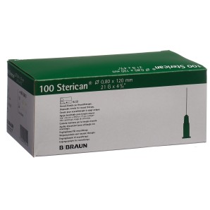 Sterican Nadel 21G 0.80x120mm grün Luer (100 Stk)
