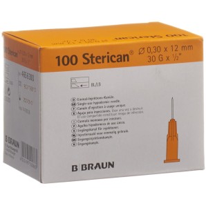 Sterican Nadel 30G 0.30x12mm gelb Luer (100 Stk)
