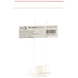 OMNIMED Stax-Fingerschutzkappen, Grösse 2, perforiert, transparent (1 Stk)