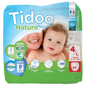 Tidoo Diapers, size 4/L,...