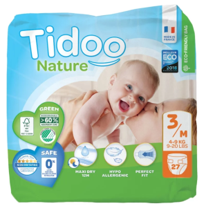 Tidoo Diapers, size 3/M,...