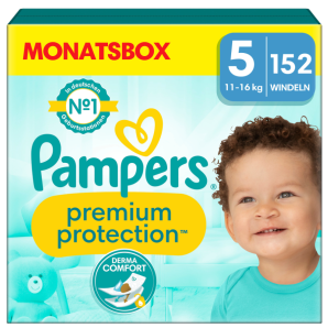 Pampers premium protection Grösse 5 11-16kg Monatsbox (152 Stk)