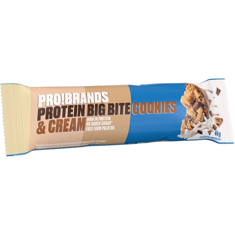 PRO!BRANDS Protein BigBite Cookies & Cream (45g)