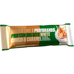 PRO!BRANDS Protein BigBite White Choco & Caramel (45g)