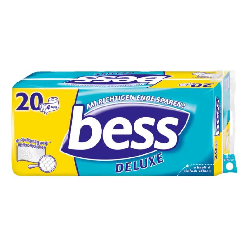 bess Toilettenpapier Deluxe 4-lagig (20 Stk)