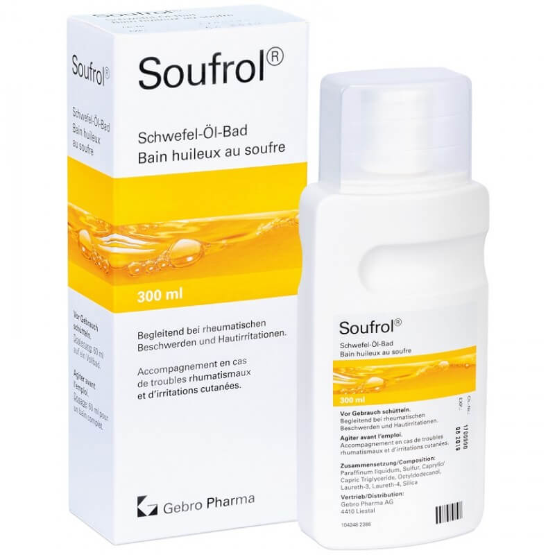 Soufrol sulfur oil bath (300ml)