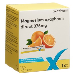 axapharm MAGNESIUM direct Sticks 375mg (50 Stk)