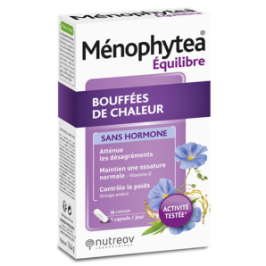 Menophytea Capsule di vampate di calore senza ormoni (28 capsule)