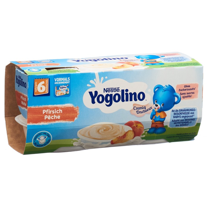 Nestlé Yogolino Cremig Pfirsich 6 Monate (6x50g)