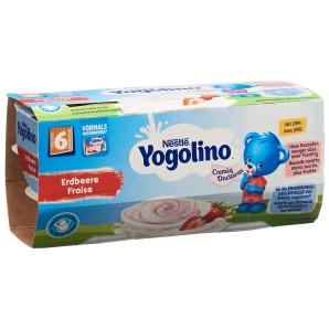 Nestlé Yogolino Cremig Erdbeere 6 Monate (6x50g)