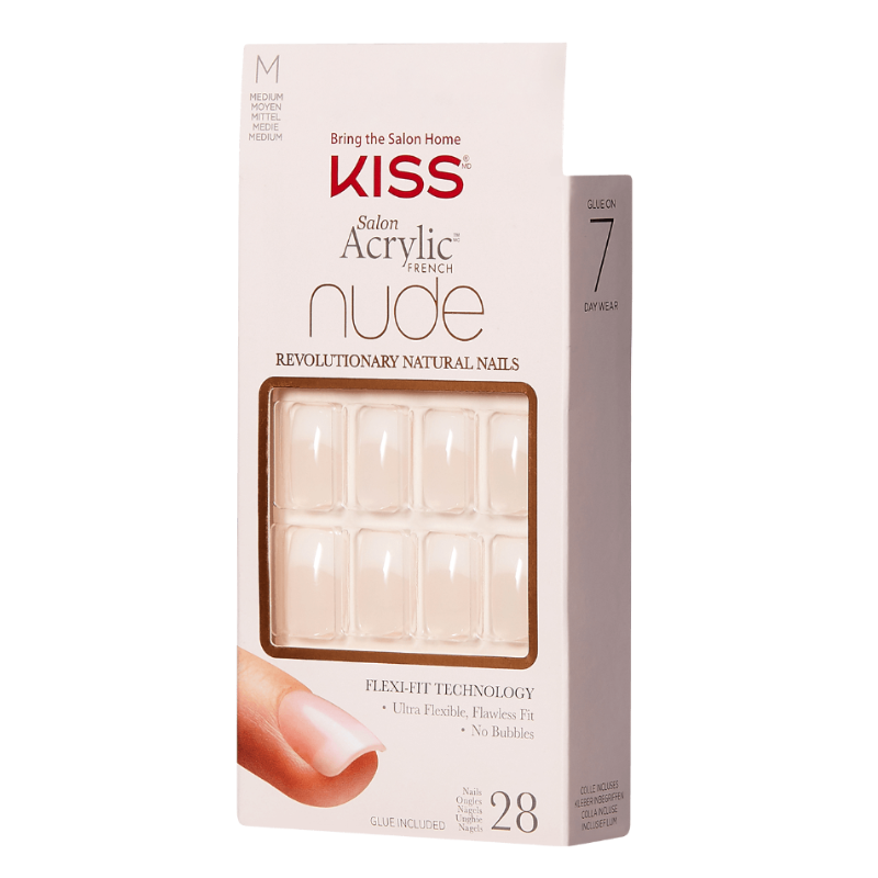 KISS Salon Acrylic French Nude Nails Cashmere (1 Stk)