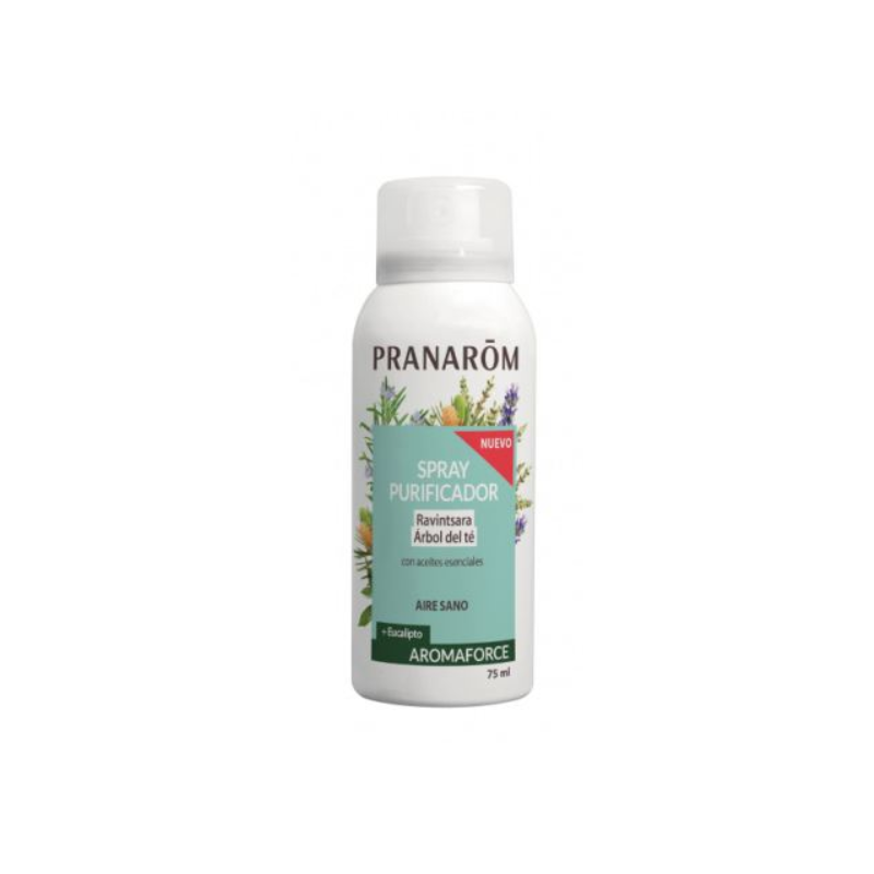 PRANARÖM Aromaforce Reinigendes Spray Ravintsara Teebaum Bio (75ml)