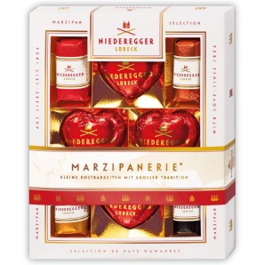 Niederegger Lübeck Marzipanerie Pralinen mit Zartbitter-Schokolade (100g)