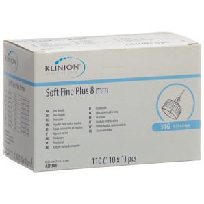 KLINION Soft Fine Plus Pen-Nadel 8mm 31G (110 Stk)