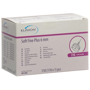 KLINION Soft Fine Plus Pen-Nadel 6mm 31G (110 Stk)