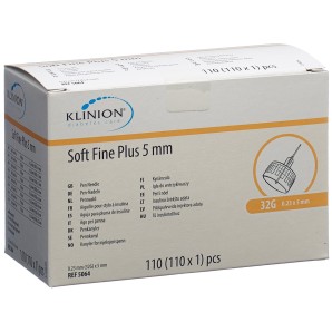 KLINION Soft Fine Plus Pen-Nadel 5mm 32G (110 Stk)