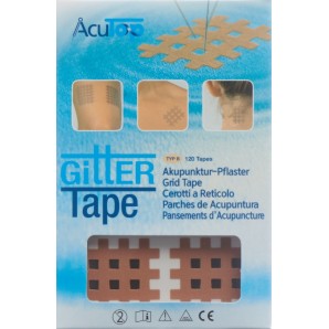ACUTOP Gitter Tape 3.6x2.8cm mitt Typ B 20 x 6 Stk