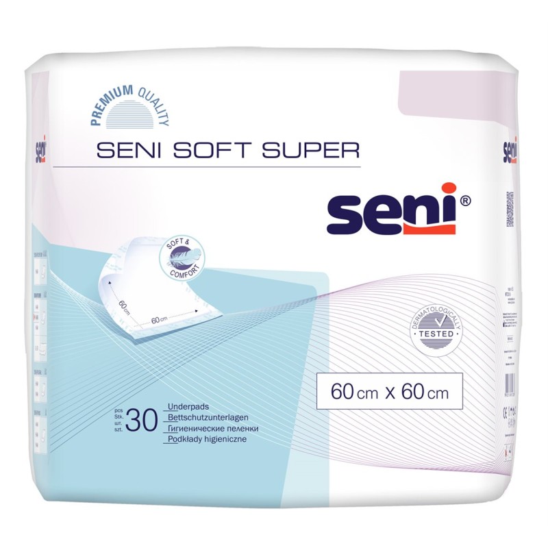 Seni Soft Super Bettschutz, 60x60cm (30 Stk)