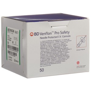BD Venflon Pro Safety 18G, 1.3x32mm, grün (50 Stk)