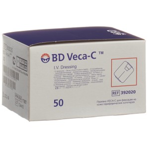 BD Veca-C Katheter Fixierverband mit Sichtfenster (50 Stk)