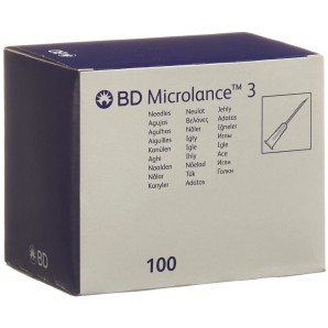 BD Microlance 3 Injektion Kanüle 0.50x16mm orange (100 Stk)