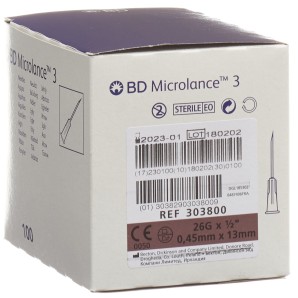 BD Microlance 3 Injektion Kanüle 0.45x13mm braun (100 Stk)