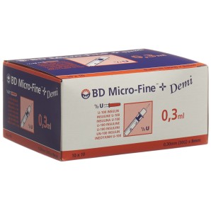 BD Microfine+ U100 Insulin Spritze 8mm (100x0.3ml)