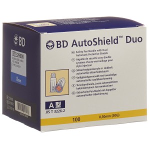 BD AutoSchield Duo Sicherheitspennadel 8mm (100 Stk)