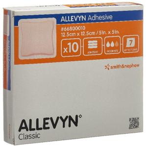 ALLEVYN Adhesive Wundverband, 12.5x12.5cm (10 Stk)