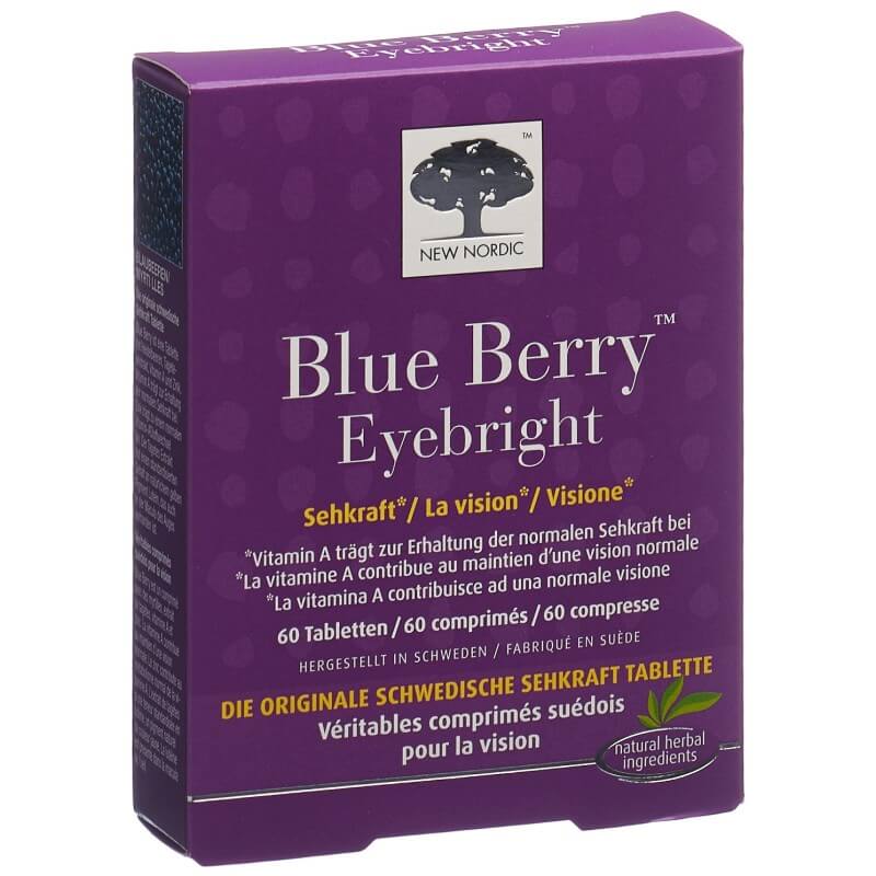 NEW NORDIC Blue Berry Eyebright Tabletten (60 Stk)