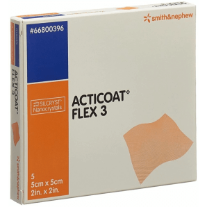 ACTICOAT FLEX 3 Wundverband, 5x5cm (5 Stk)