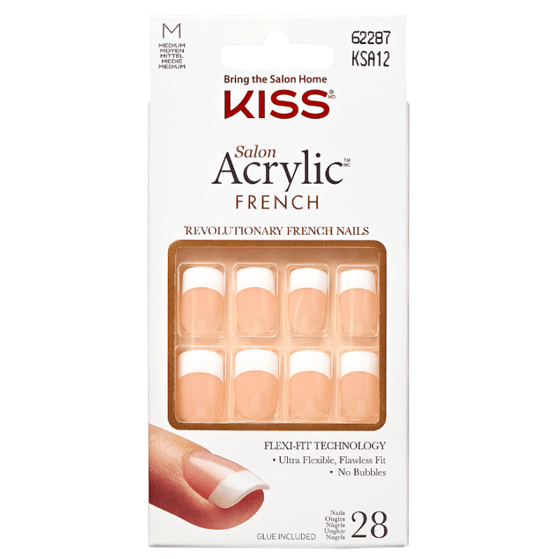 KISS Salon Acrylic French Nail Kit - Rumour Mill (1 Stk)