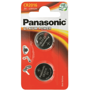 Panasonic Batterien Knopfzelle CR2016 (2 Stk)