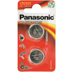 Panasonic Batteries button...