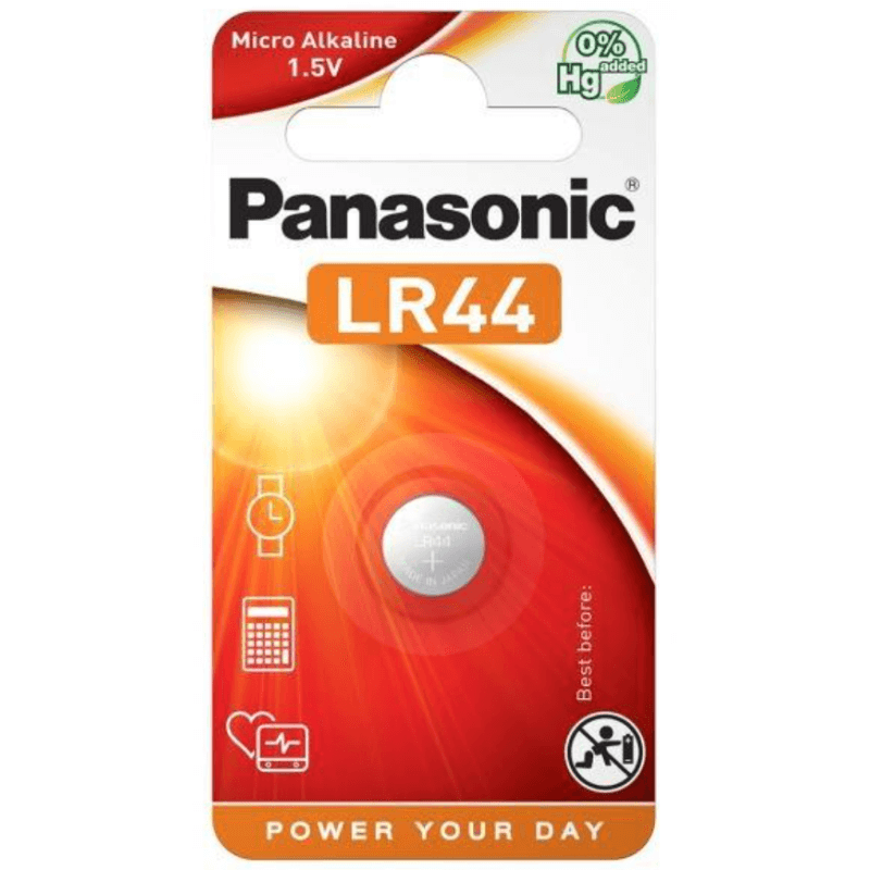 Panasonic Batterien Knopfzelle LR44 (2 Stk)