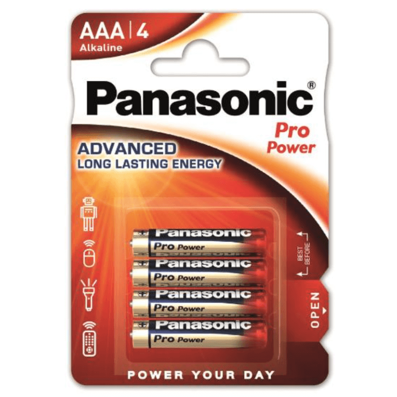 Panasonic Batterien Pro Power AAA LR03 (4 Stk)