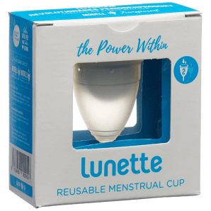 Lunette Menstruationstasse, Grösse 2, klar (1 Stk)