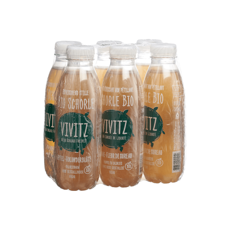 VIVITZ - Organic Iced Tea Spritzer Apple Elderflower (6x5dl)