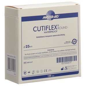 CUTIFLEX Round Folienpflaster, 25mm, wasserfest (150 Stk)