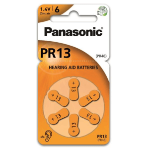 Panasonic Hörgerät Batterien 13 (6 Stk)