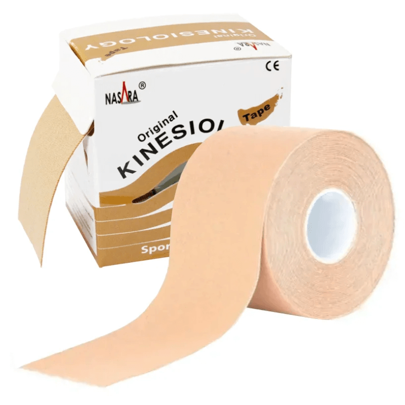 Nasara Kinesio Tape 5cm x 5m, beige (1 Stk)