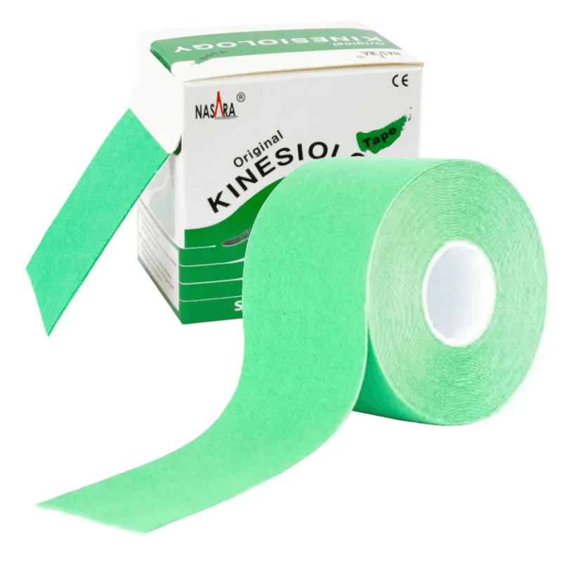 Nasara Kinesio Tape 5cm x 5m, grün (1 Stk)