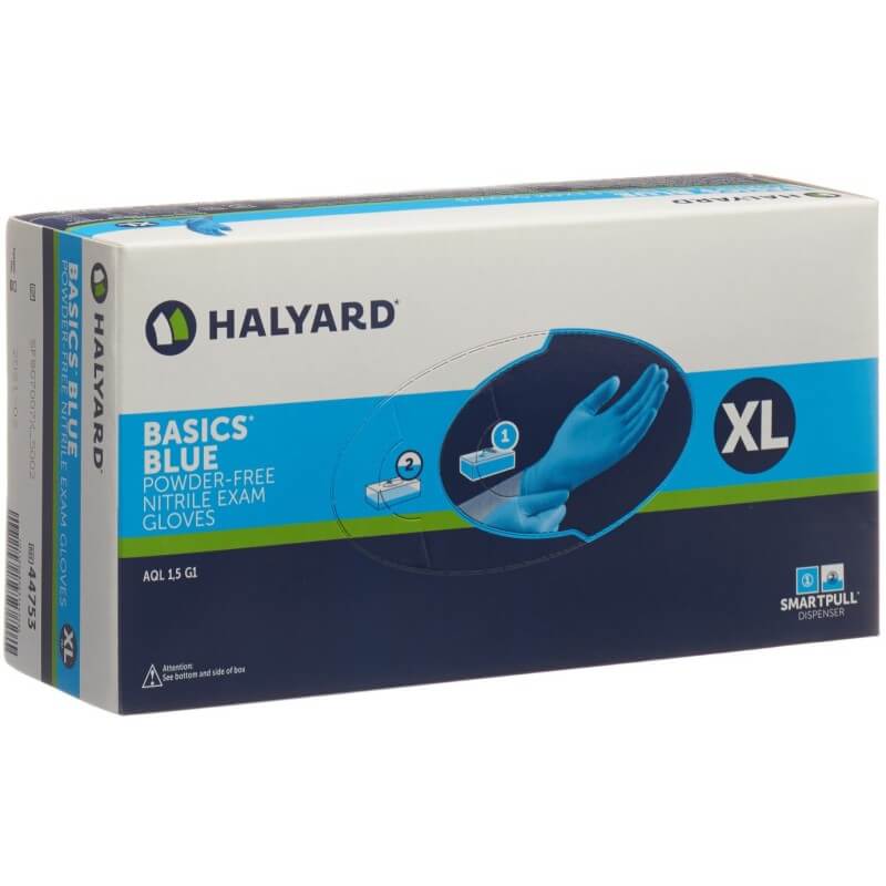 HALYARD Untersuchungshandschuhe XL Nitril Basic blau (200 Stk)