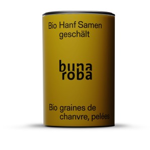 bunaroba Bio Hanf Samen geschält (200g)